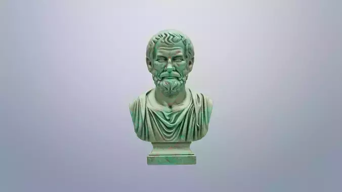 Aristotle Bust 3D Mode