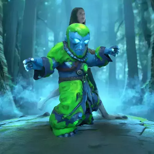 Moss Guardian Golem model pack