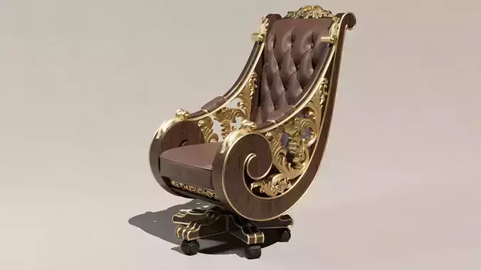 Classic Royal Carved Armchair