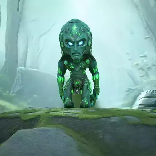 Mystic Guardian Green model pack