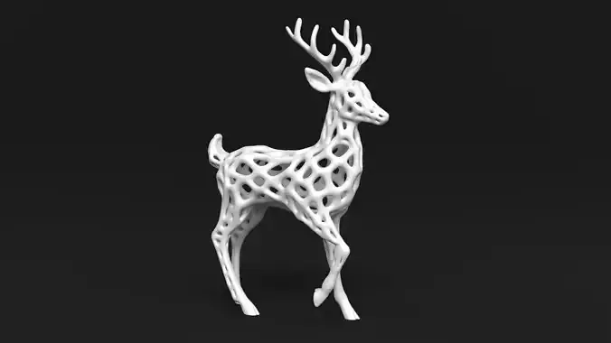 Voronoi Deer 01
