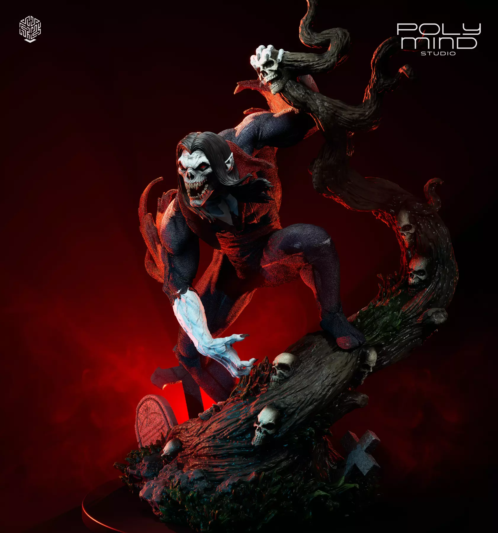 Morbius statue 3D print model