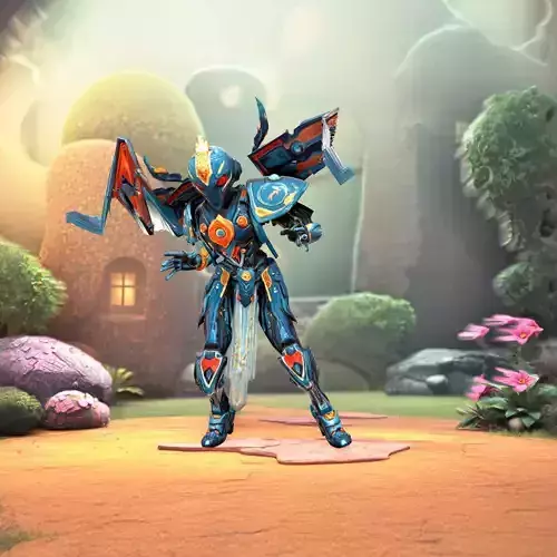 Cyber Mecha Guardian model pack