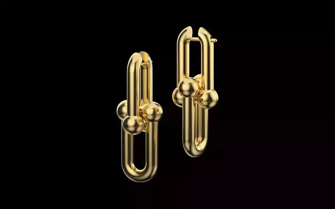 TIFFANY HARD WEAR EARRING EXTRA LARGE