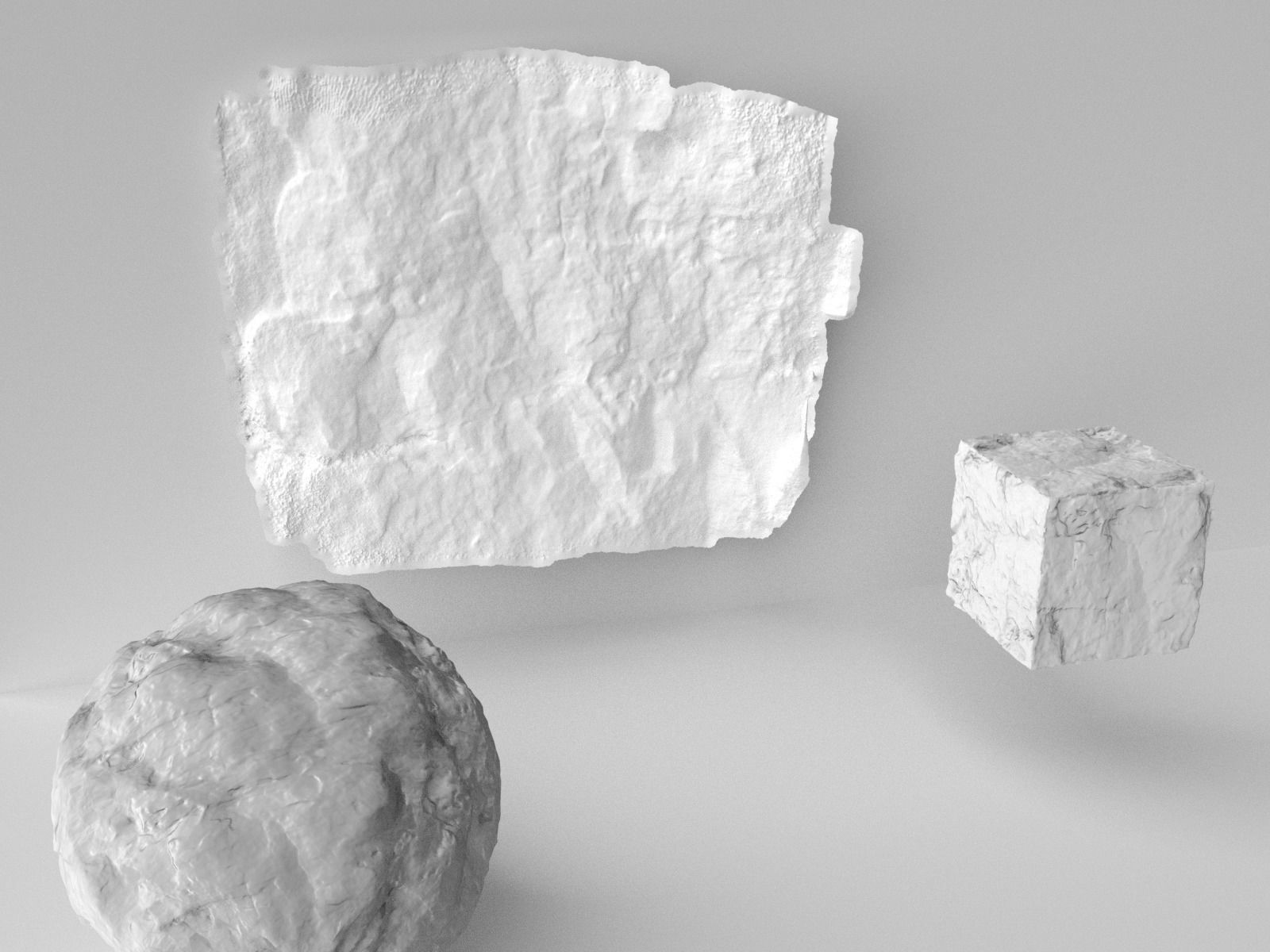 Sandstone Surface and 4k Texture Low-poly 3D model_2