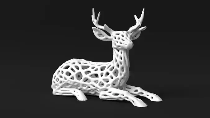 Voronoi Deer 03