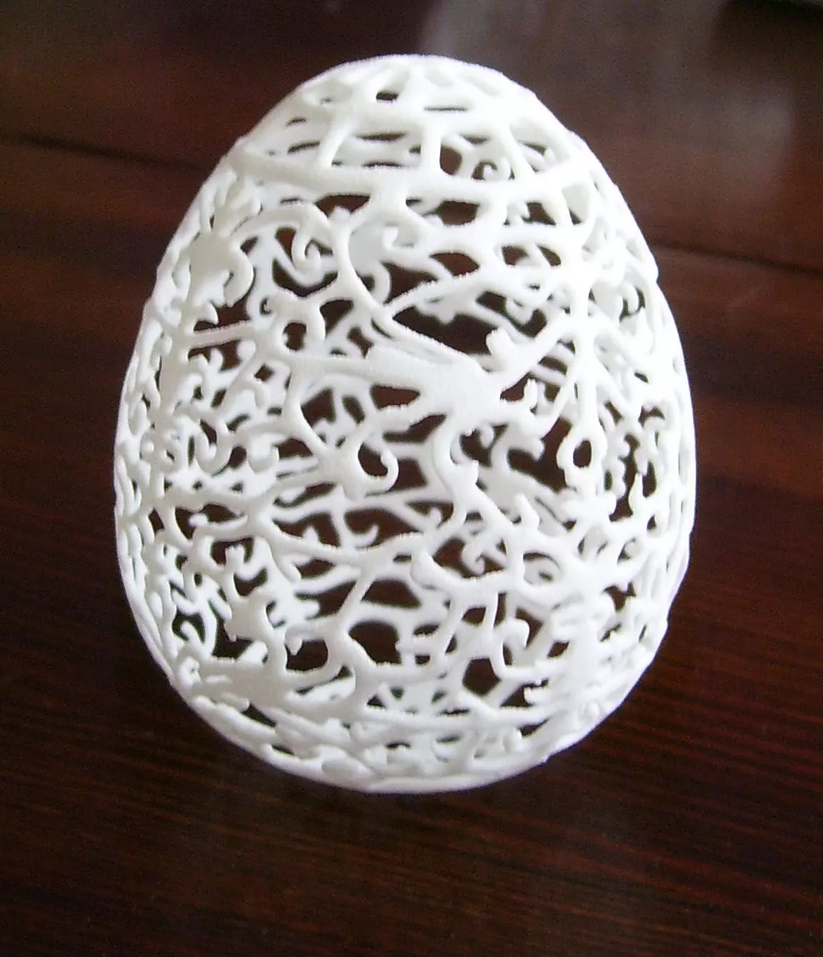 Floral Easter Egg 3D print model_0