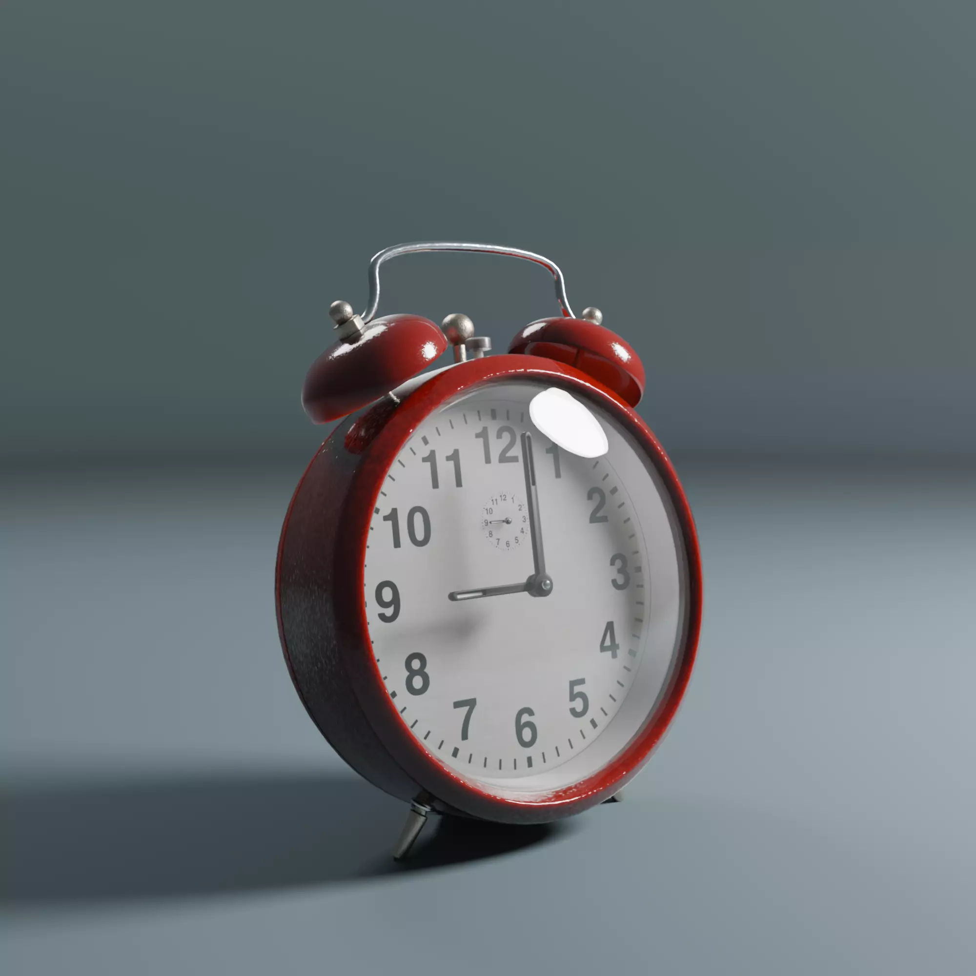 Alarm Clock Low-poly 3D model