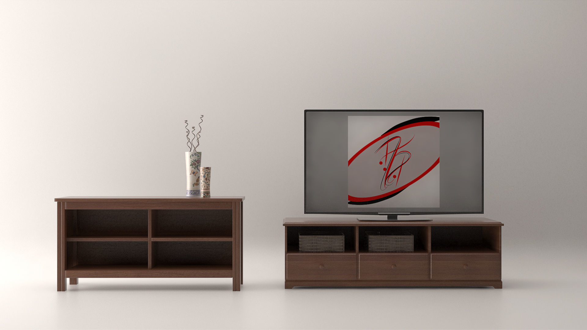 Cosy LivingRoom Furniture 3D model_2