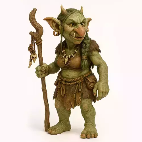 FOREST SHAMAN FEMALE TROLL