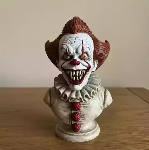 PENNYWISE INSPIRED CLOWN BUST