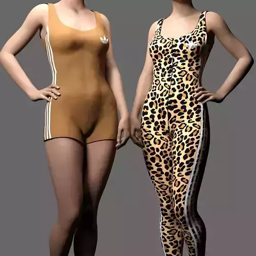 MS 2-in-1 Female Sport Jumpsuits - G8F and G9