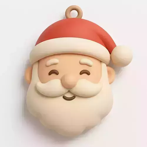 SANTA FACE ORNAMENT