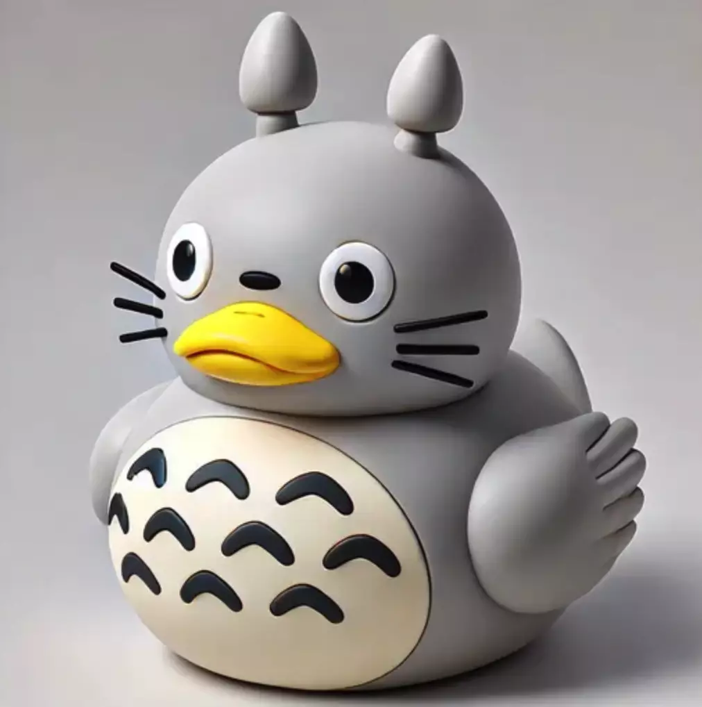 MY NEIGHBOR DUCK STL FIGURINE TOTORO 3D print model