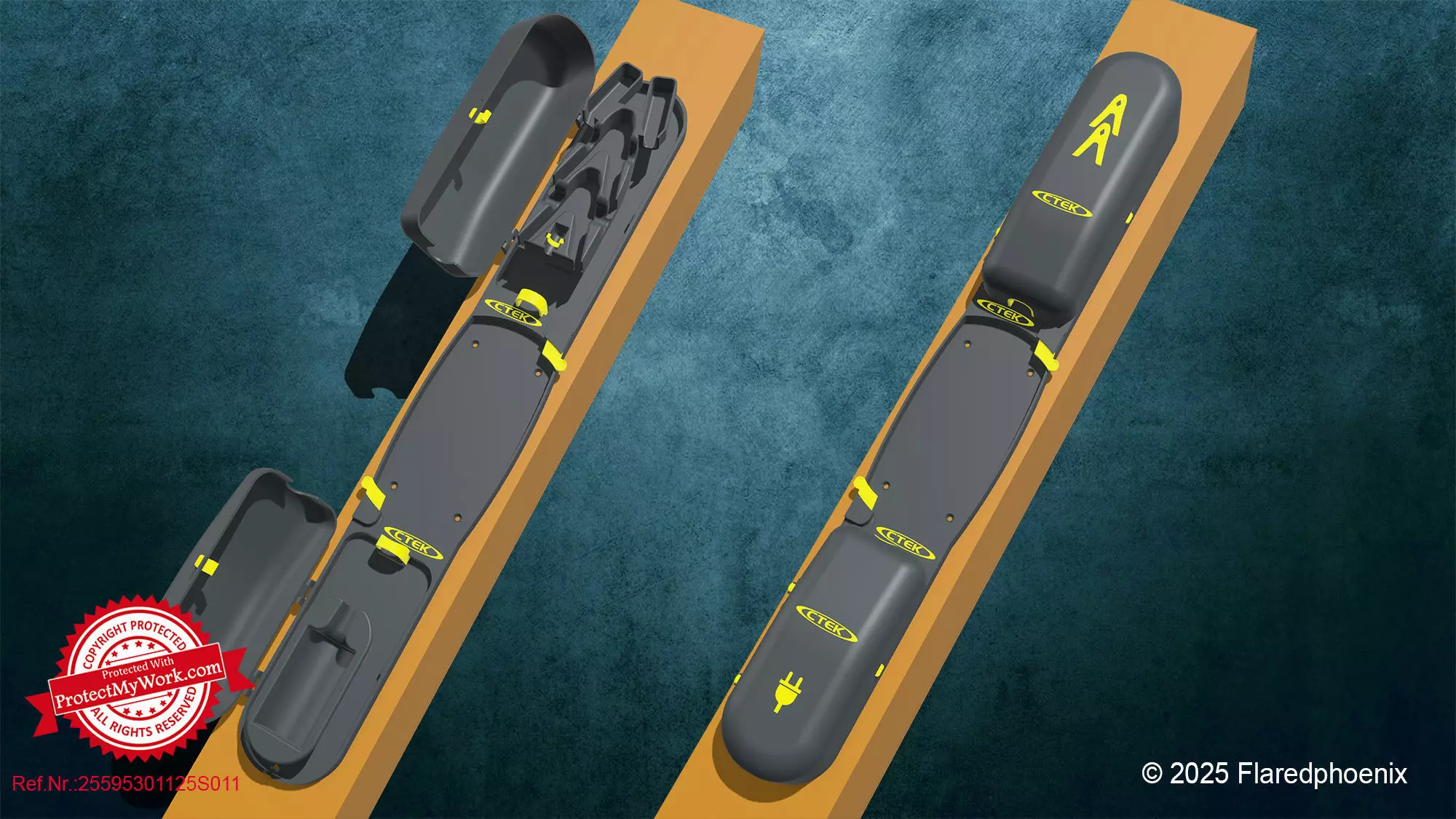 CTEK MXS10 Halterung 3D print model