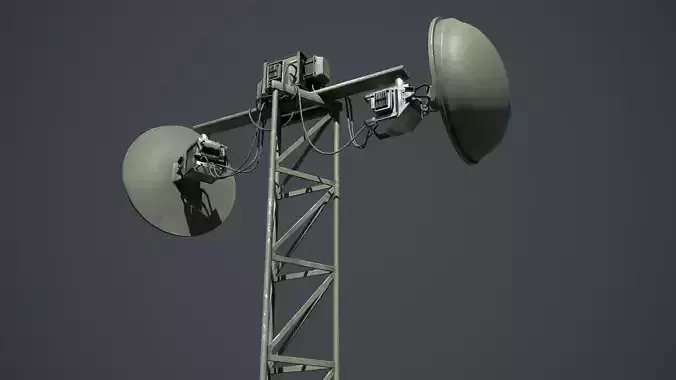 Parabolic Microwave Antenna