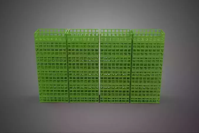 GREEN STACK STACKED PLASTIC CRATE BOX CONTAINER BASKET STORAGE
