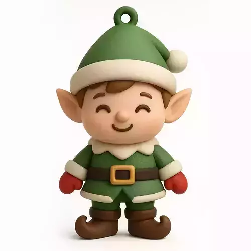 STANDING CHRISTMAS ELF ORNAMENT