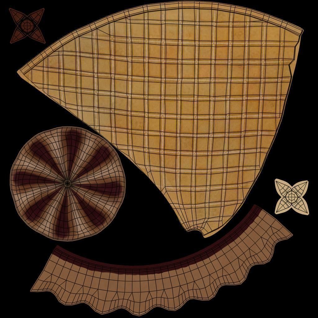 Ice cream Low-poly 3D model_7