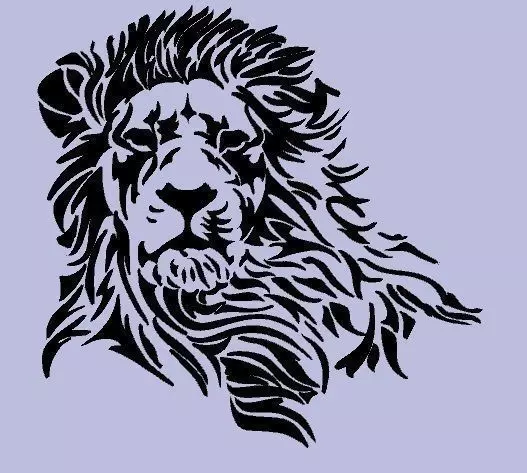 LION LOGO 3D model_0