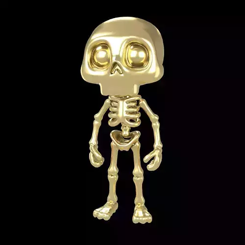 Cartoon Skull Character v1 006