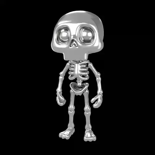 Cartoon Skull Character v1 007