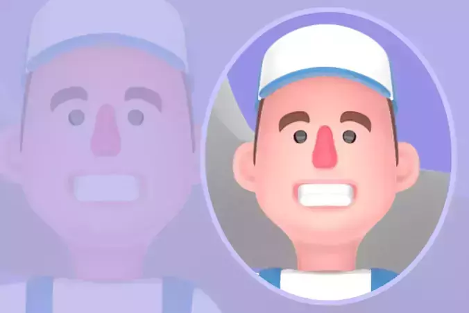 Stylized 3D Mechanic Character - Cartoon Giant Wrench Man