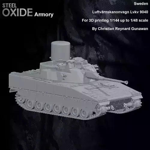 Sweden Luftvarnskanonvagn Lvkv 9040