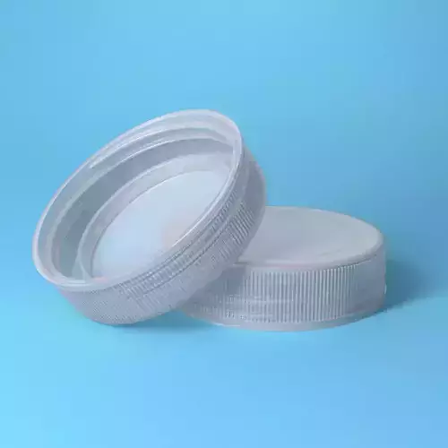 Transparent Plastic Bottle Screw Cap Wide 3D