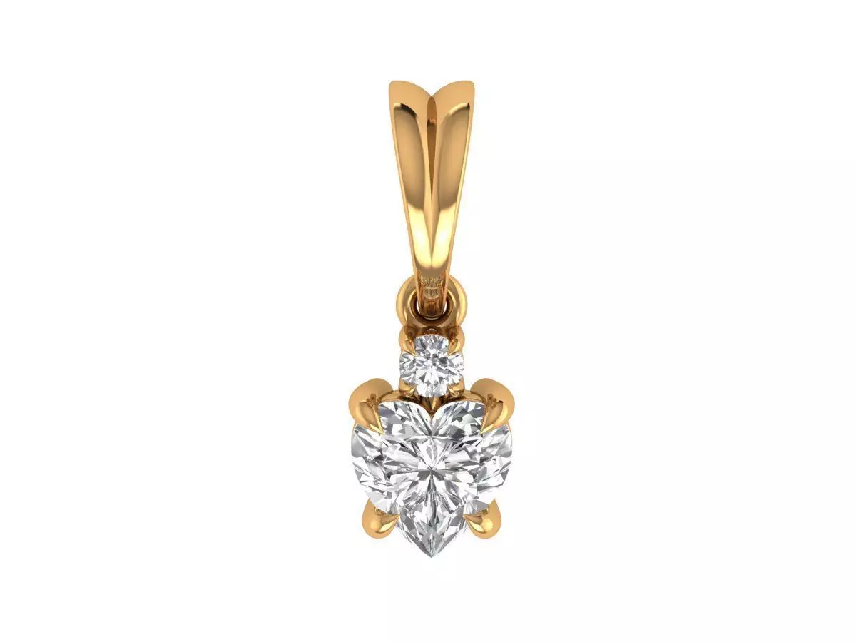 Heart Pendant 3D print model