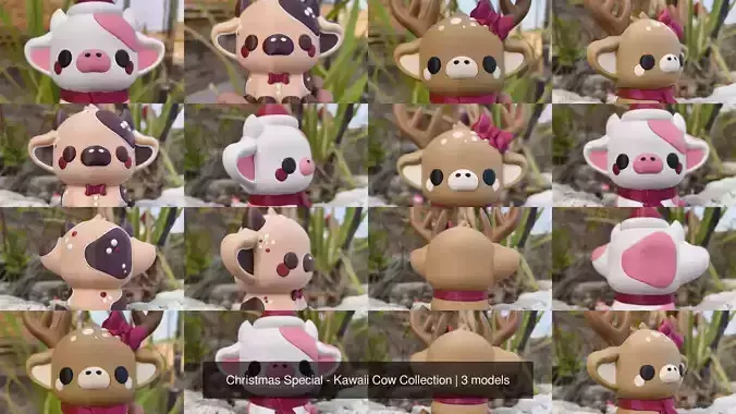 Christmas Special - Kawaii Cow Collection