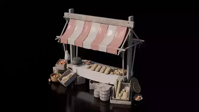 Medieval Bazar - Stall Tent 27