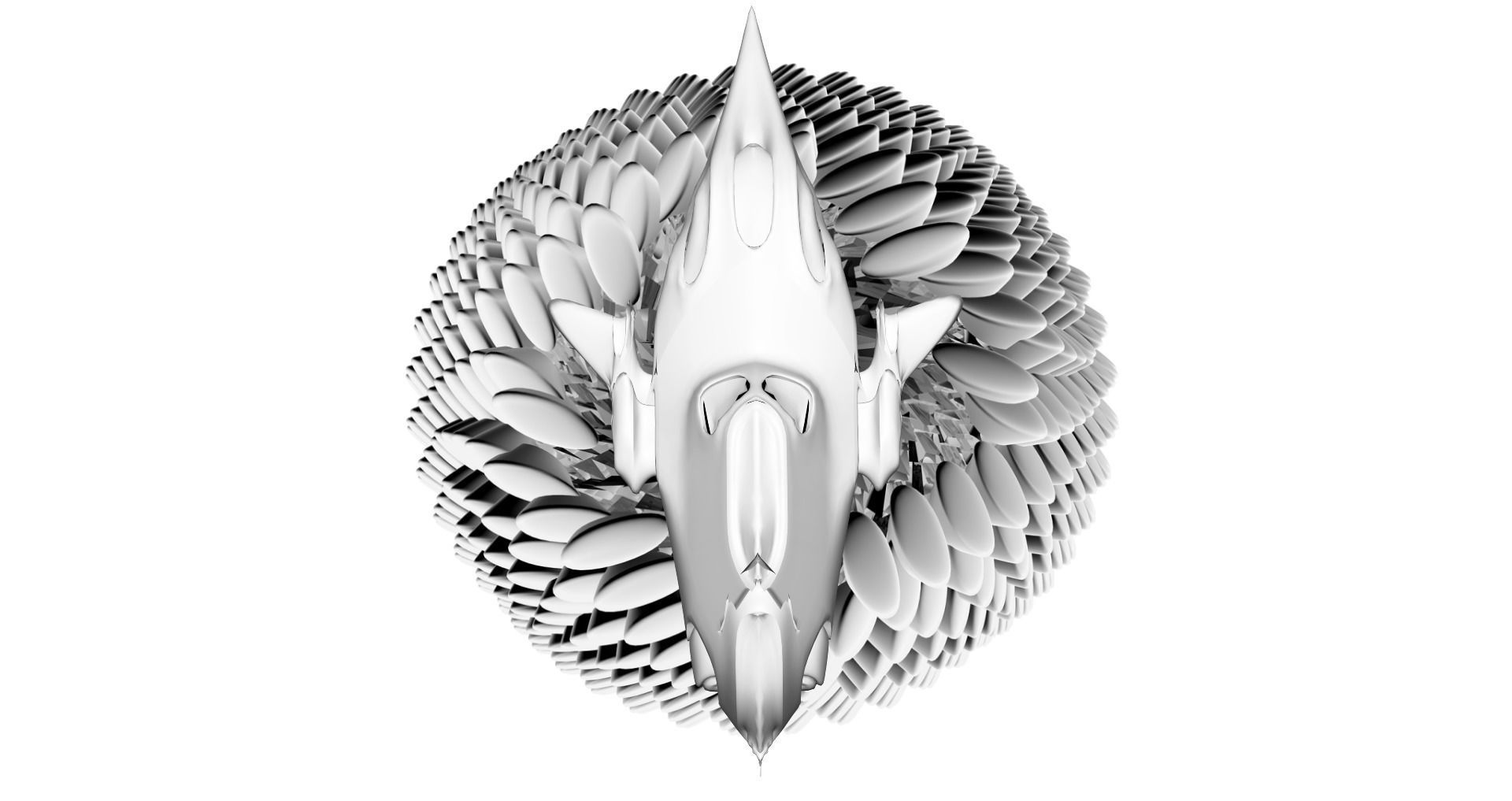 Racing spaceship Free 3D model