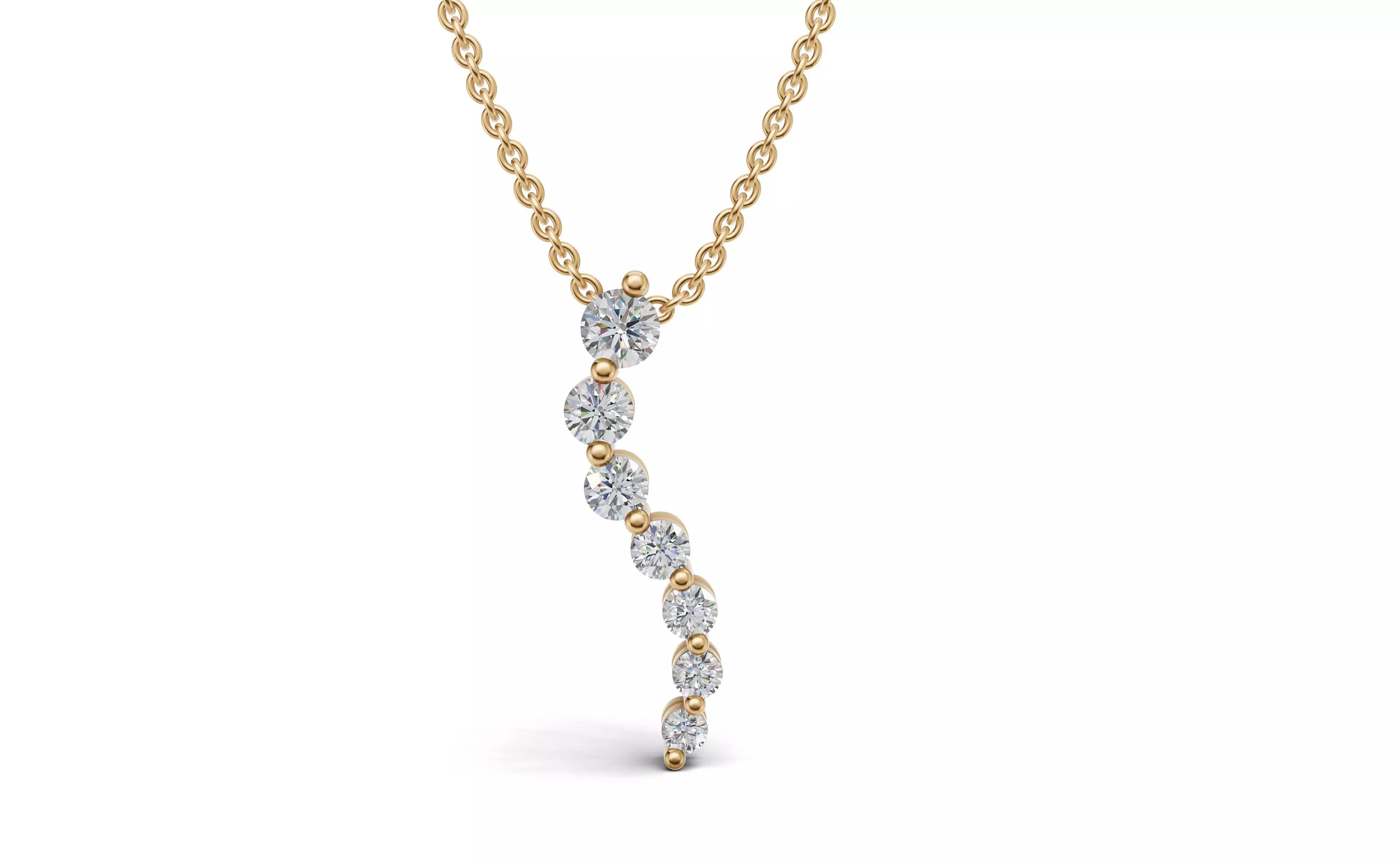 AV 734 Diamond Womens Journey of Life Pendant 3D print model