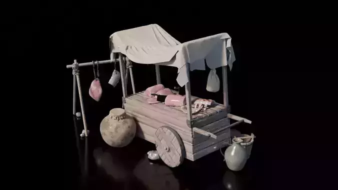 Medieval Bazar - Butcher s Cart