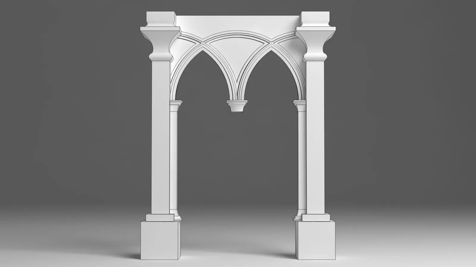 Modern Arch 3D model