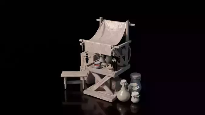 Medieval Bazar - Stall Tent 28