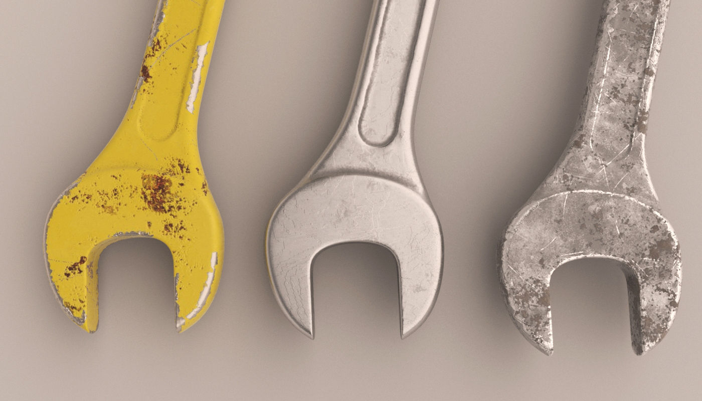 Tools pack Low-poly 3D model_10