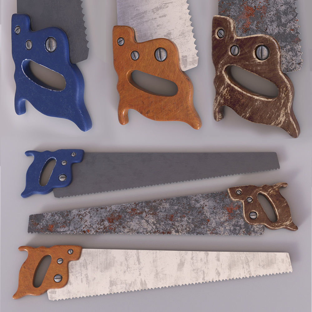 Tools pack Low-poly 3D model_3