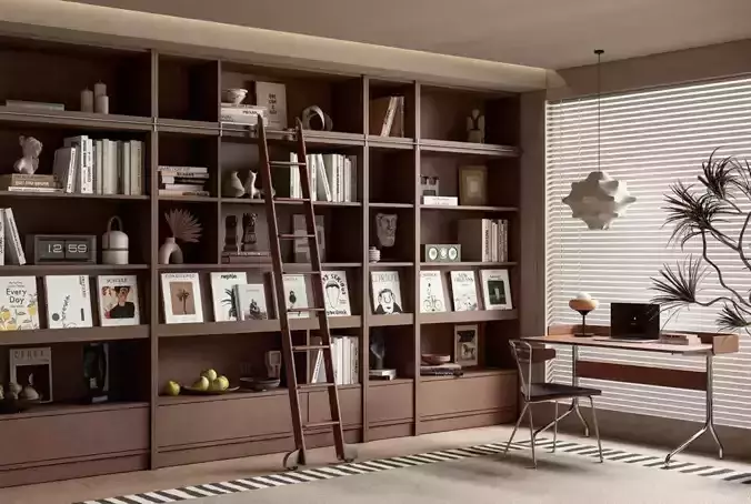 Modern medieval style study