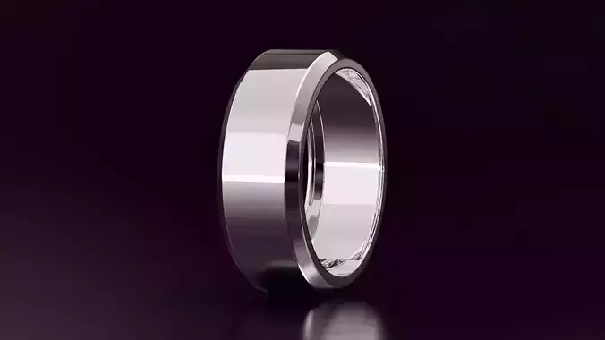 Mens wedding band N14 8mm EU60
