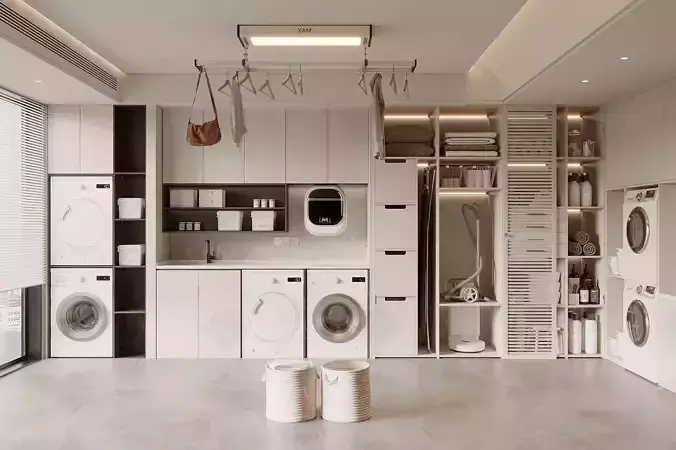 Modern laundry room