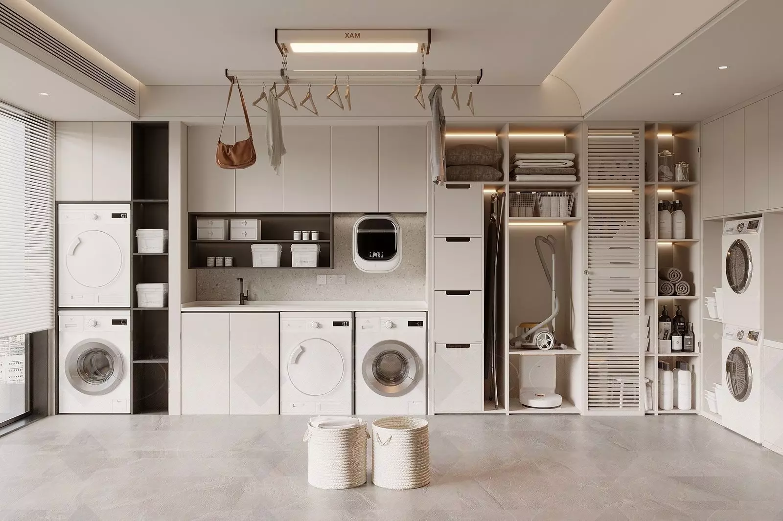 Modern laundry room 3D model