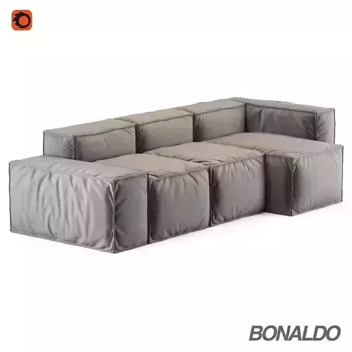 Bonaldo Peanut sofa Low-poly 3D model