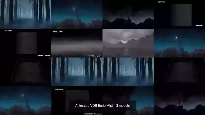 Animated VDB Eerie Mist 