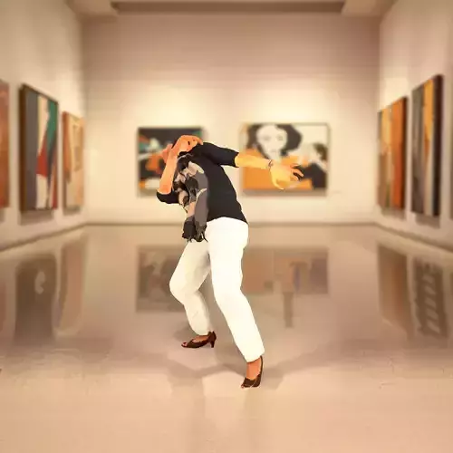 Elegant Scarf Lady model pack