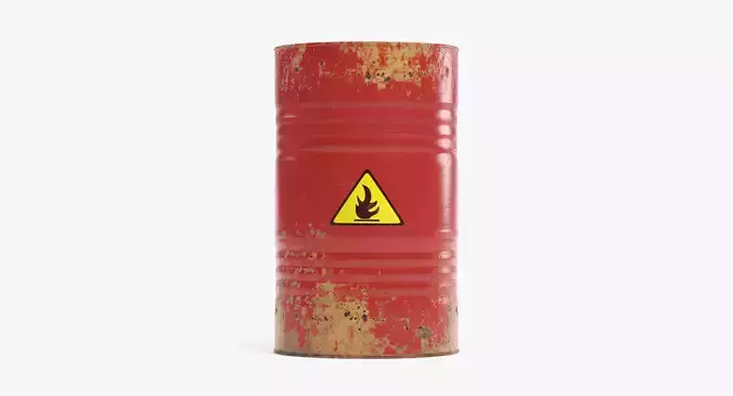 -Flammable Barrel-
