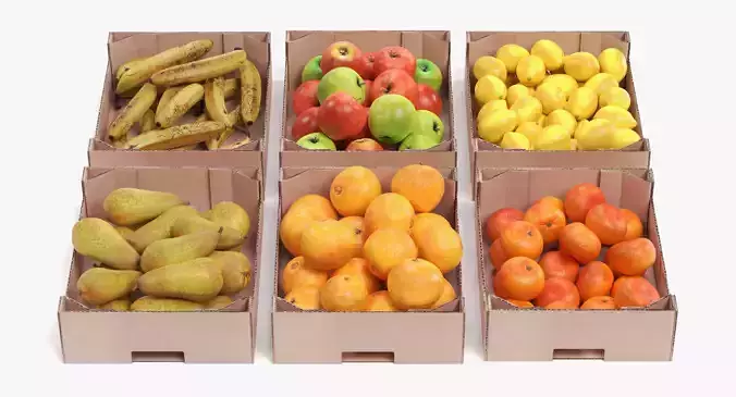 -Fruit in Boxes-