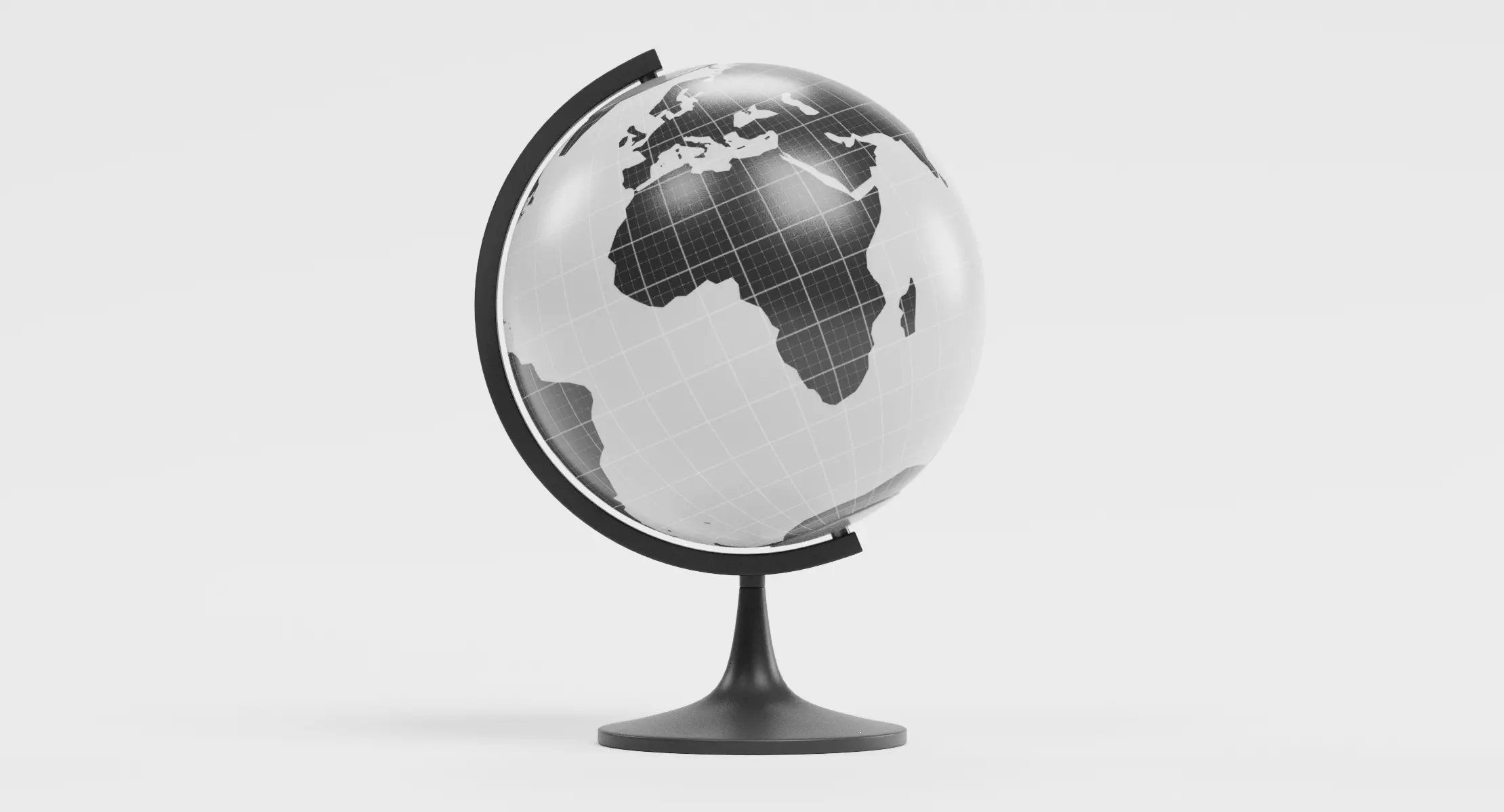 Globe - Desktop World Map on Stand 3D model
