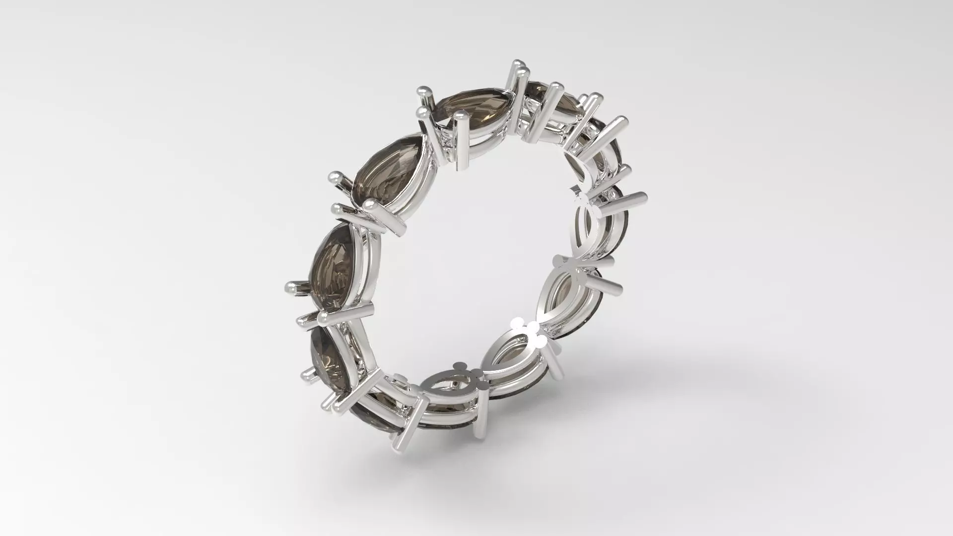 Eternity STL 3D jewelry Ring model rr0002 3D print model